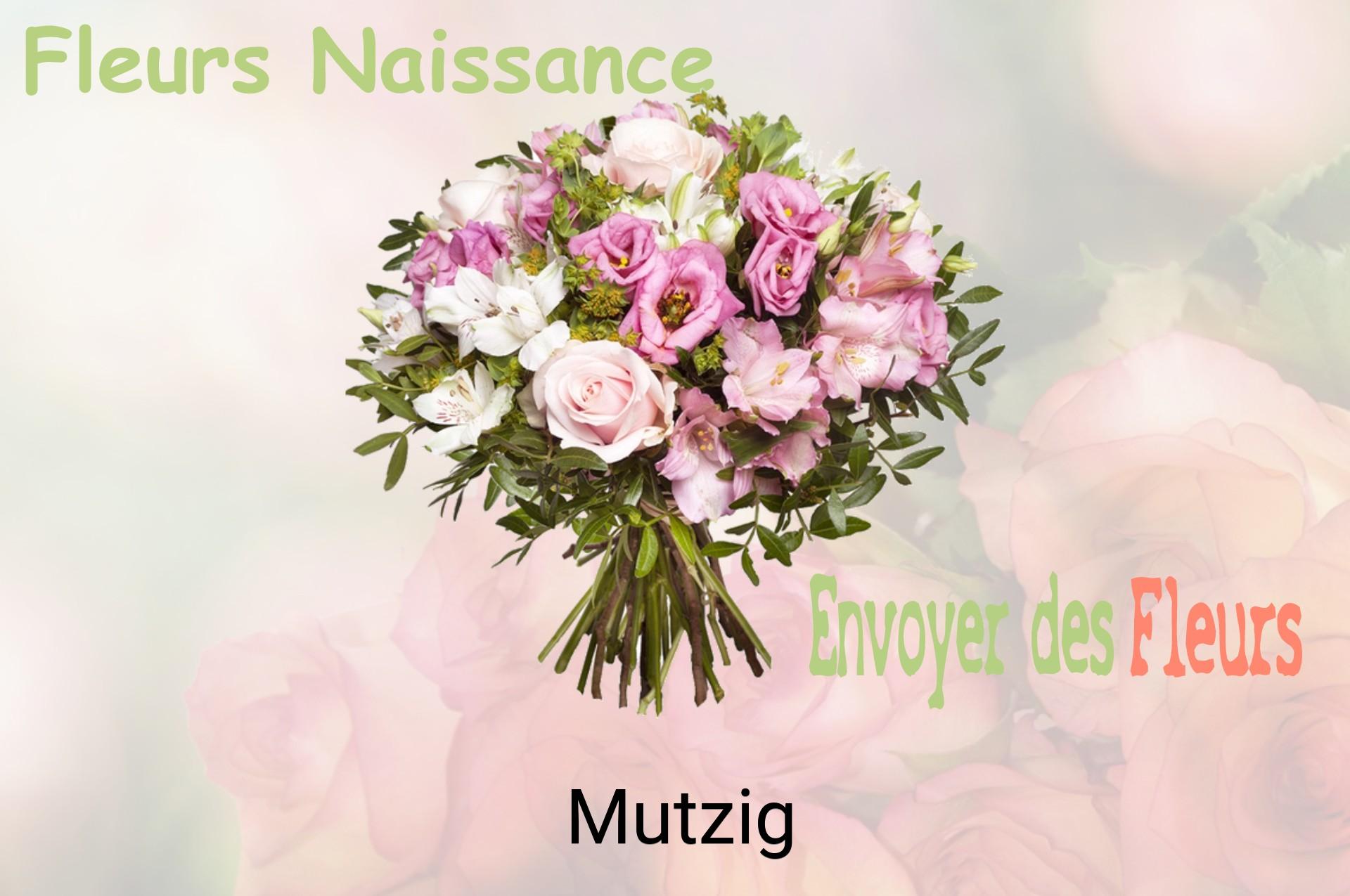 Bouquet de fleurs de naissance livré à Mutzig